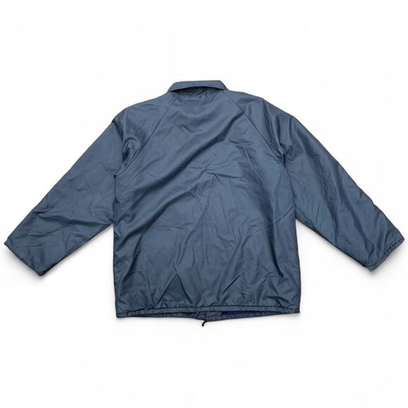 True Vintage Navy Blue Coast Guard USCGC Diligence Coaches Jacket USA Made Coat - Picture 5 of 11